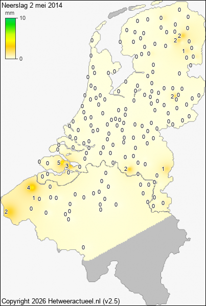 Neerslag 2 mei 2014