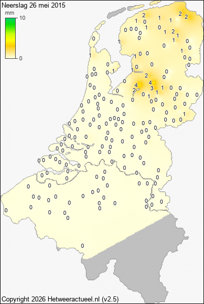 Neerslag 26 mei 2015
