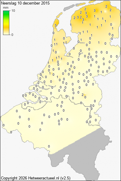 Neerslag 10 december 2015