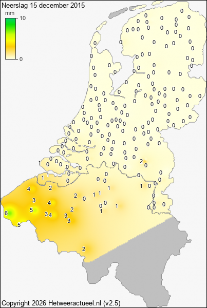 Neerslag 15 december 2015