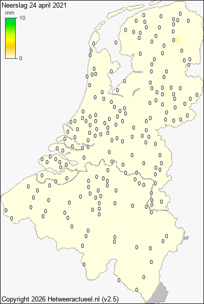 Neerslag 24 april 2021