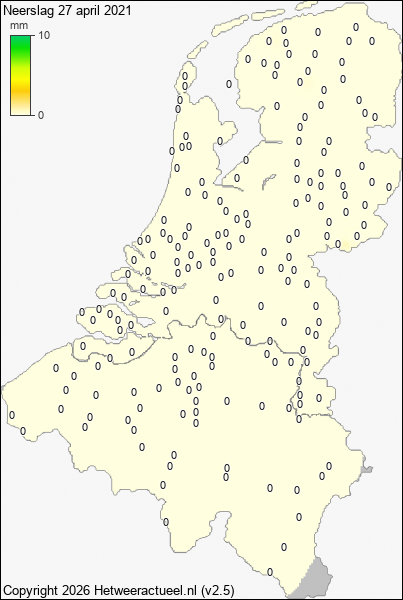 Neerslag 27 april 2021