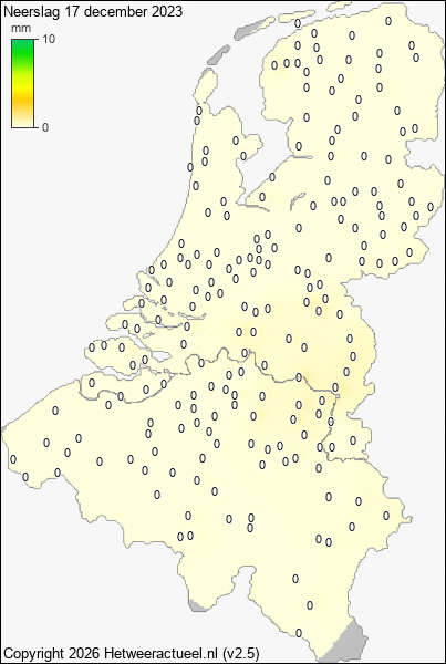 Neerslag 17 december 2023