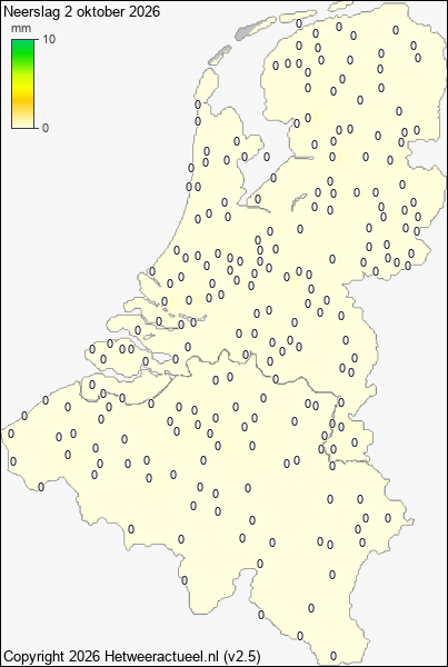 Neerslag 2 oktober 2026