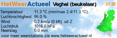 het weer in Veghel (beukelaar)