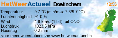 het weer in Doetinchem (vijverberg)