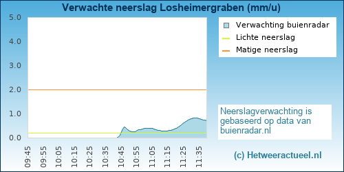 neerslag verwachting Losheimergraben (BMCBi)