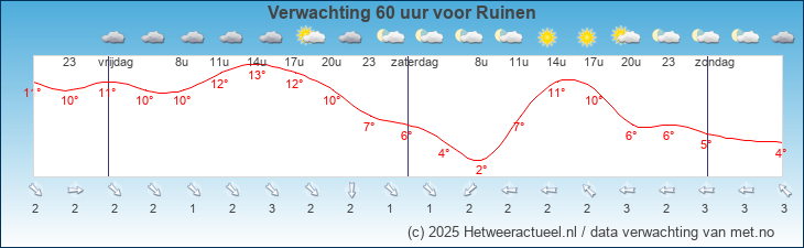 Korte termijn verwachting Ruinen